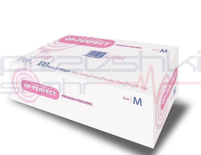دستکش معاینه لاتکس بدون پودر