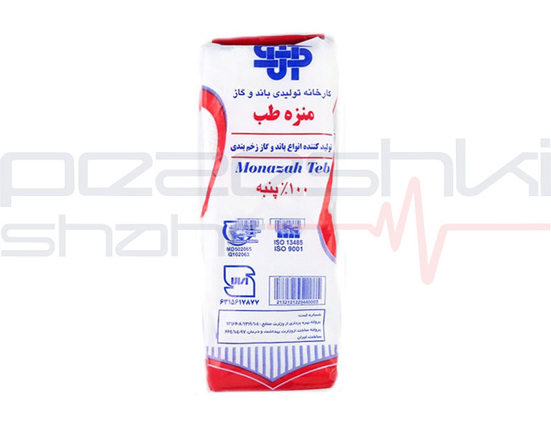 گاز-طبی-غیراستریل-8-لایه-400-گرم-منزه-طب