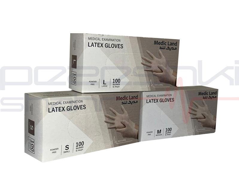 دستکش لاتکس مدیک لند